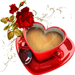Gif animé coeur café